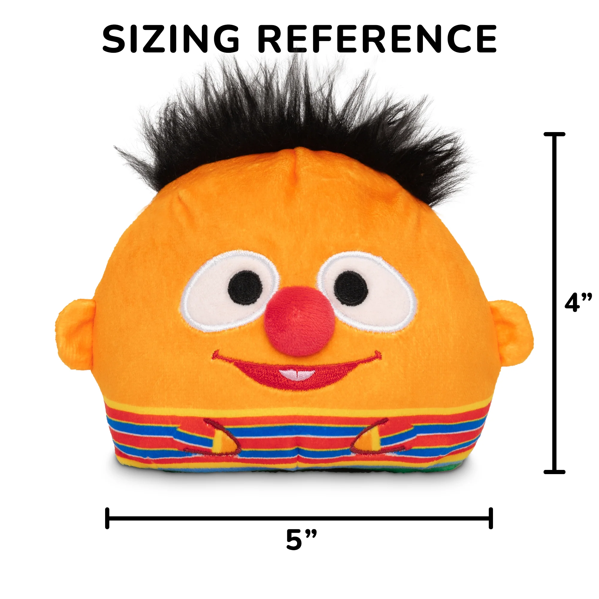 Bert & Ernie 4" Reversible Plushie - Image 5