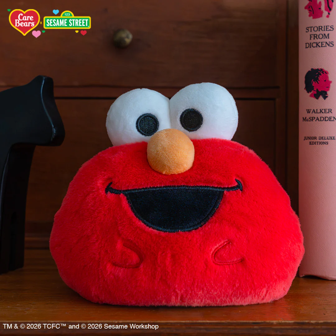 Cheer Bear & Elmo 4" Reversible Plushie - Image 5