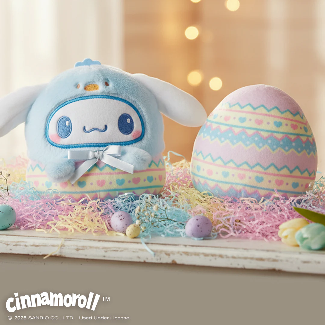 Easter Egg Cinnamoroll 4" Reversible Plushie - Image 4
