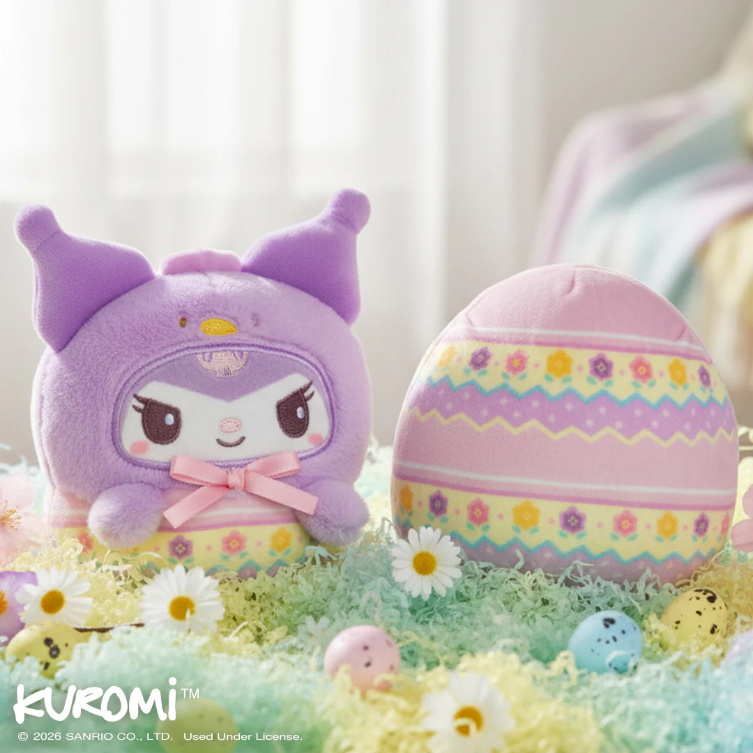 Easter Egg Kuromi 4" Reversible Plushie - Image 4
