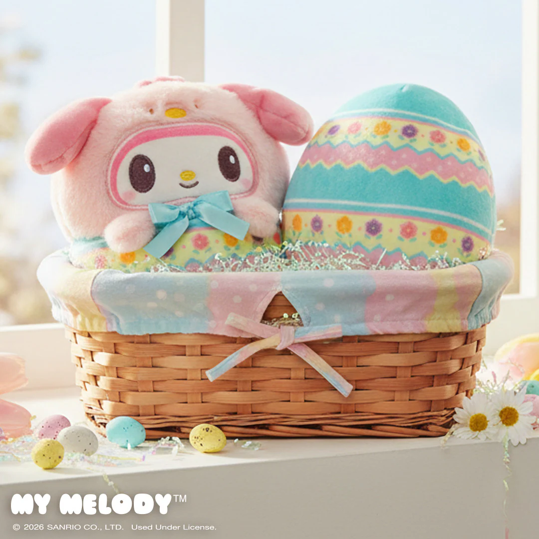 Easter Egg My Melody 4" Reversible Plushie - Image 4