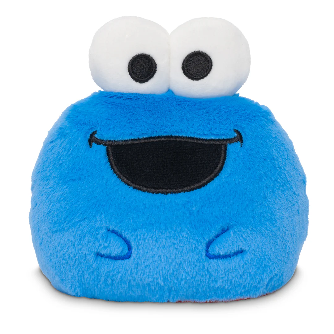 Elmo & Cookie Monster 4" Reversible Plushie - Image 4