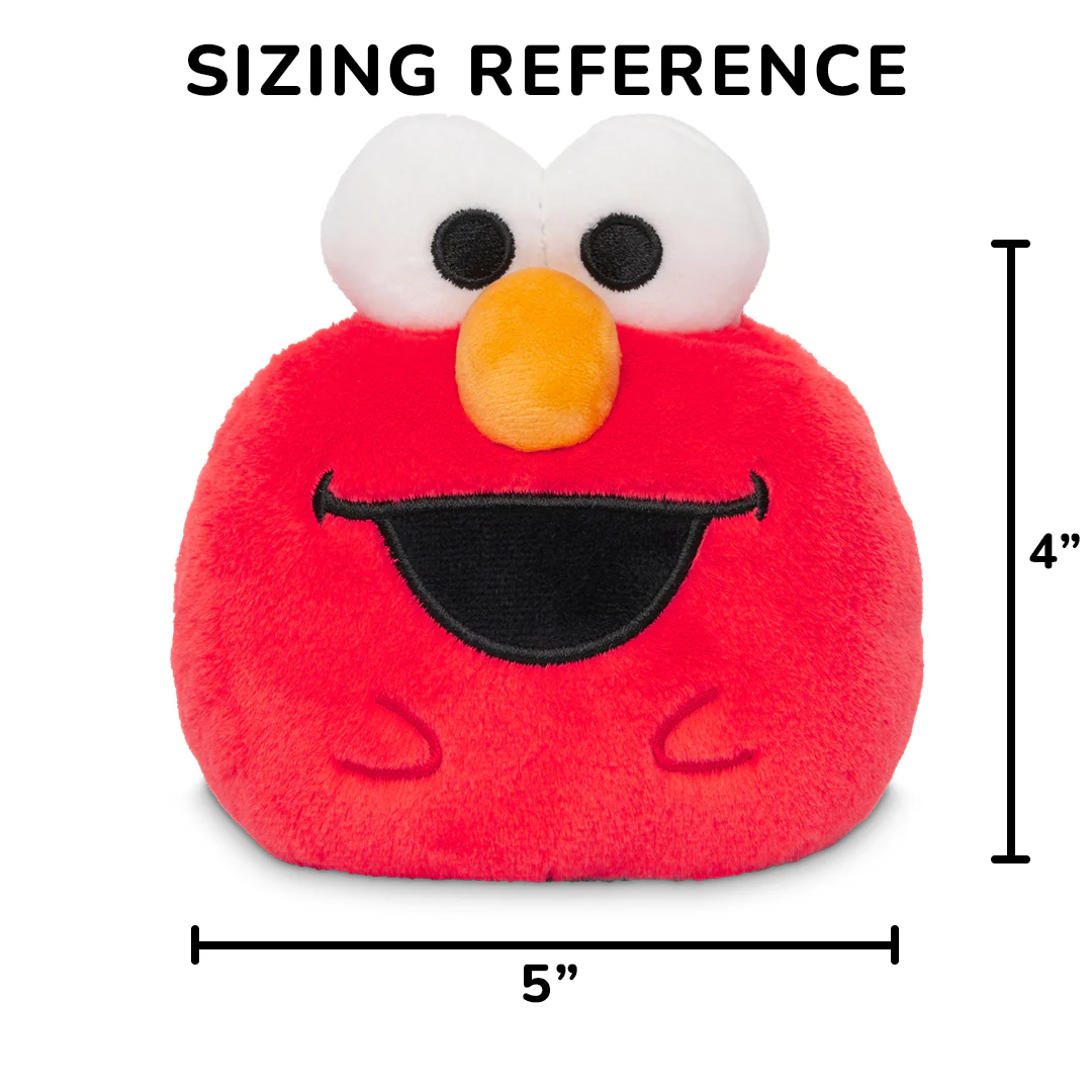 Elmo & Cookie Monster 4" Reversible Plushie - Image 5