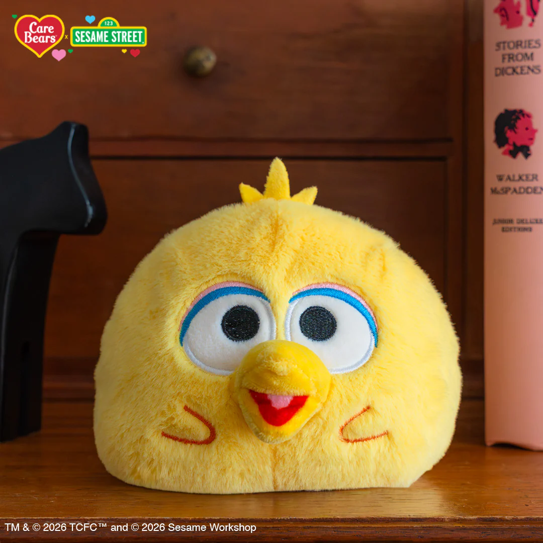 Funshine Bear & Big Bird 4" Reversible Plushie - Image 5