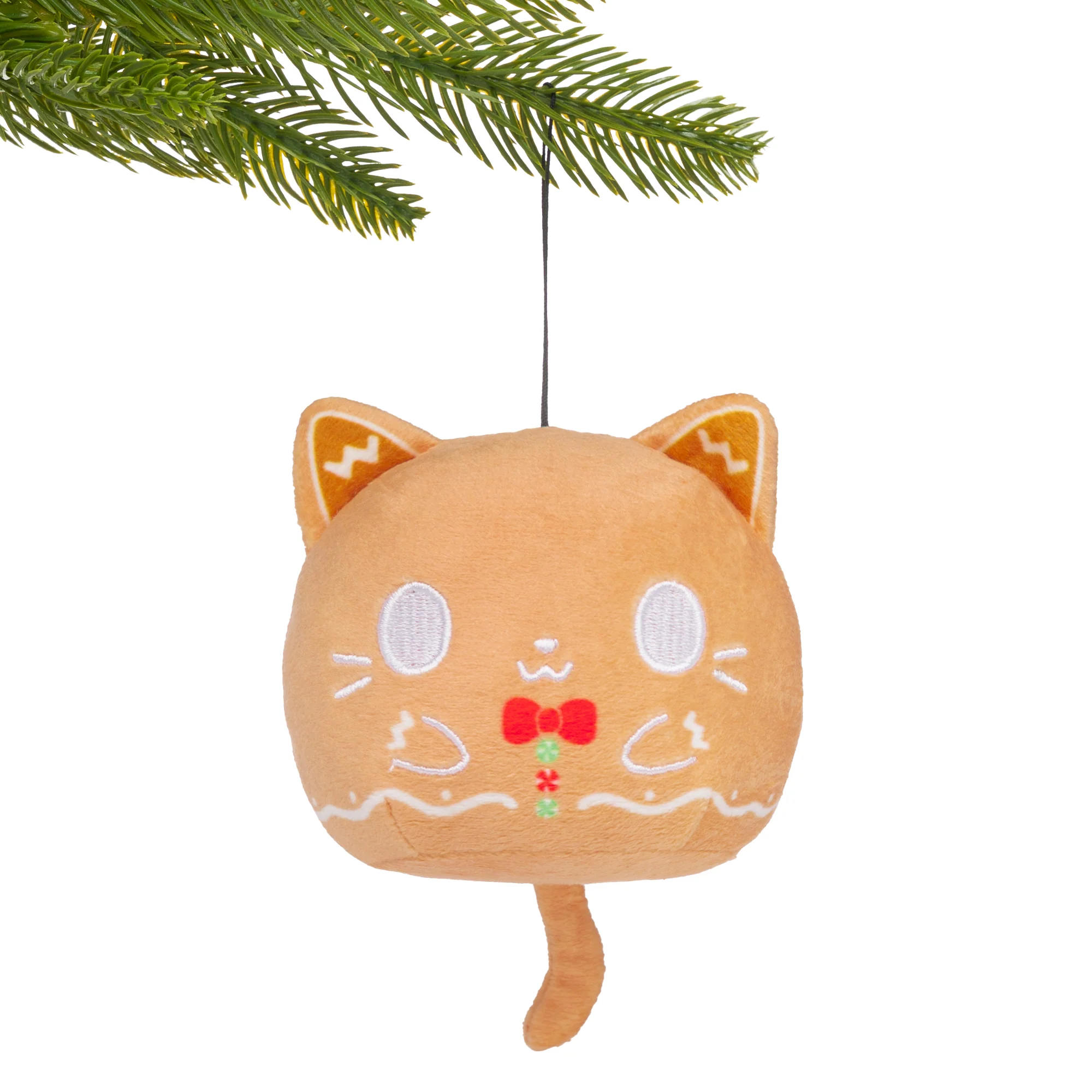 Gingerbread Cat Plushie Ornament - Image 2
