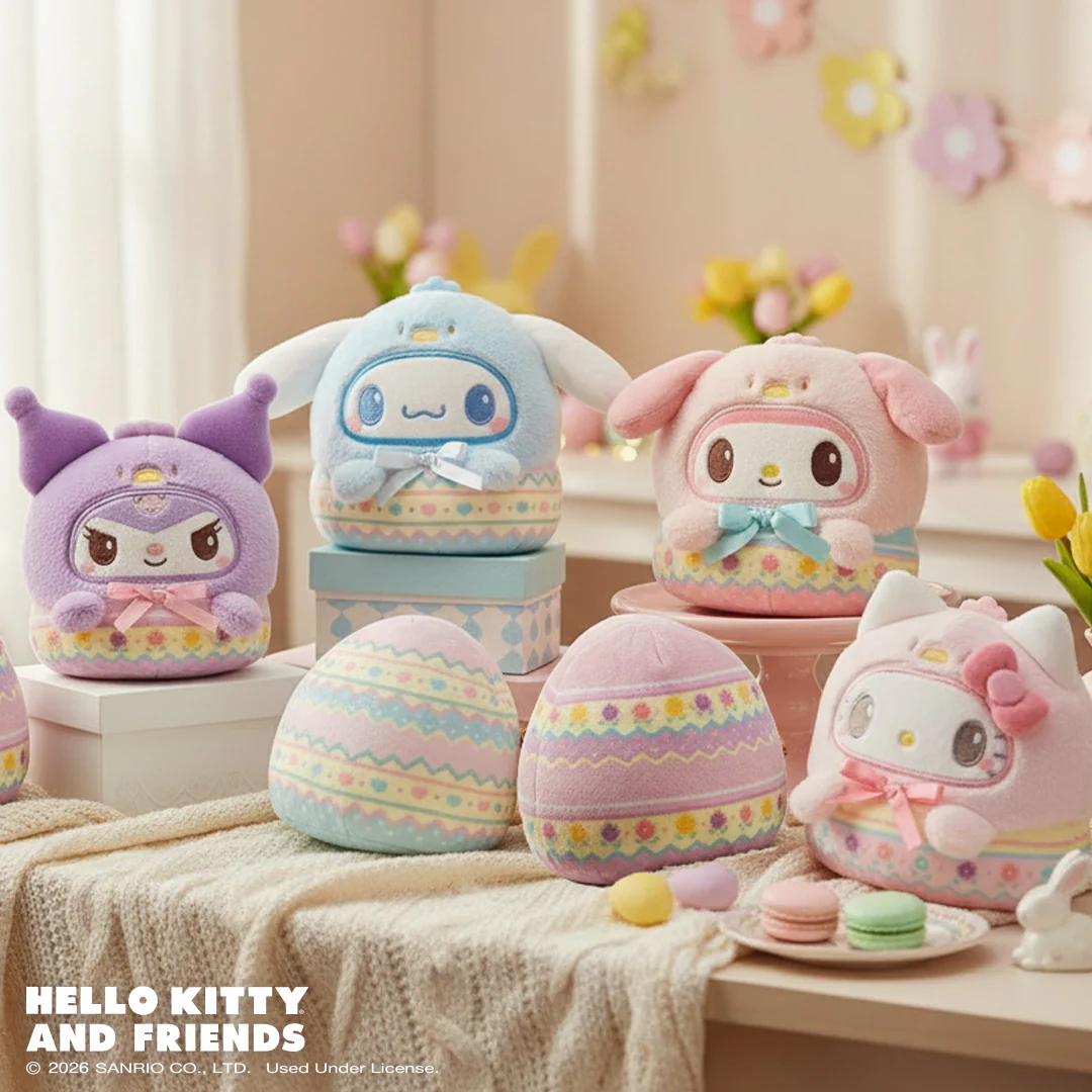 Easter Egg My Melody 4" Reversible Plushie - Image 5