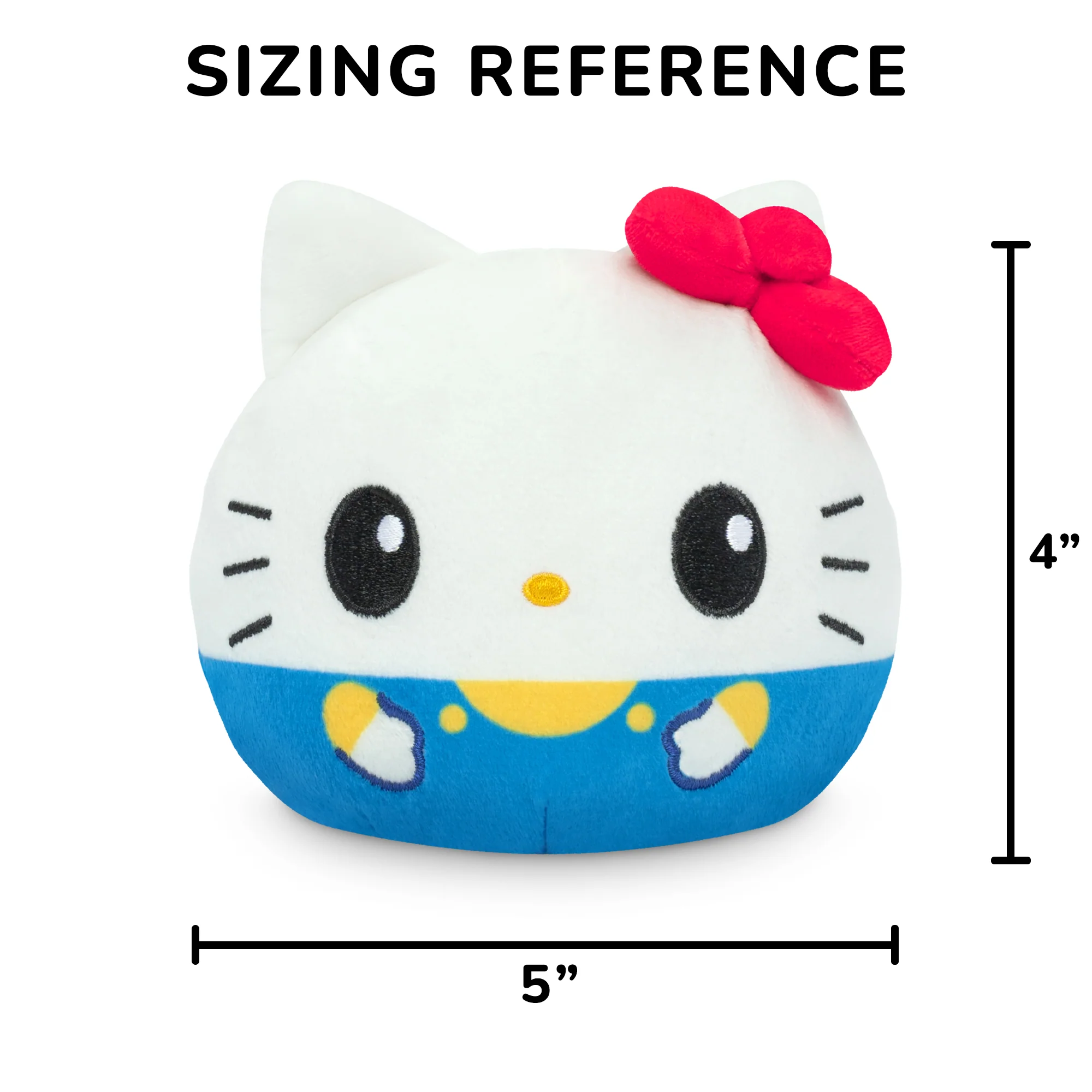 Hello Kitty & Cinnamoroll 4" Reversible Plushie - Image 5