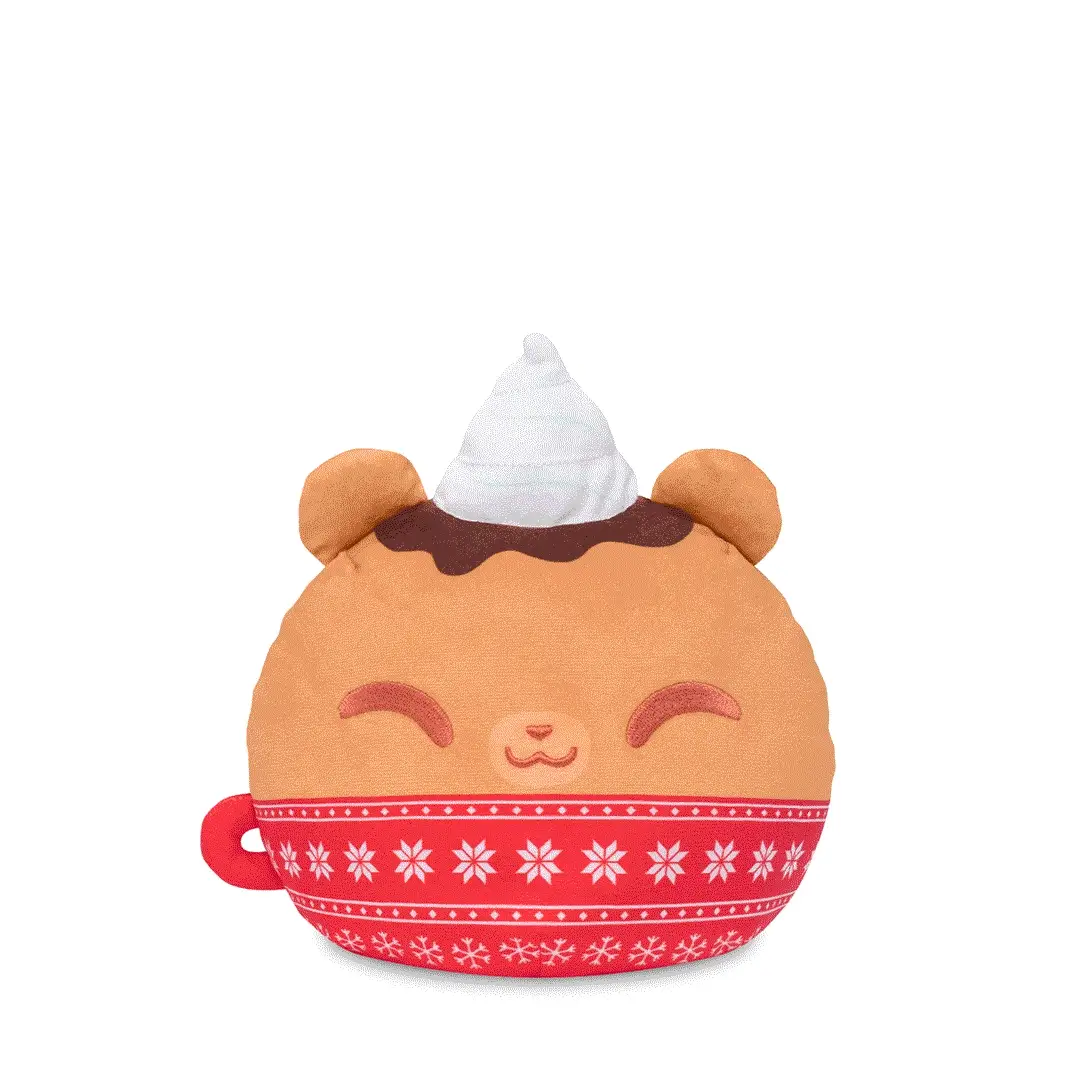 Holiday Bear 6" Reversible Plushie - Image 2