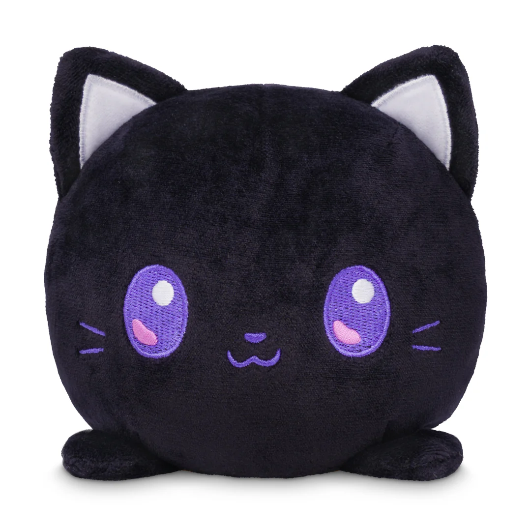 Halloween Cat & Jack-o-Lantern 4" Reversible Plushie (Glow) - Image 3