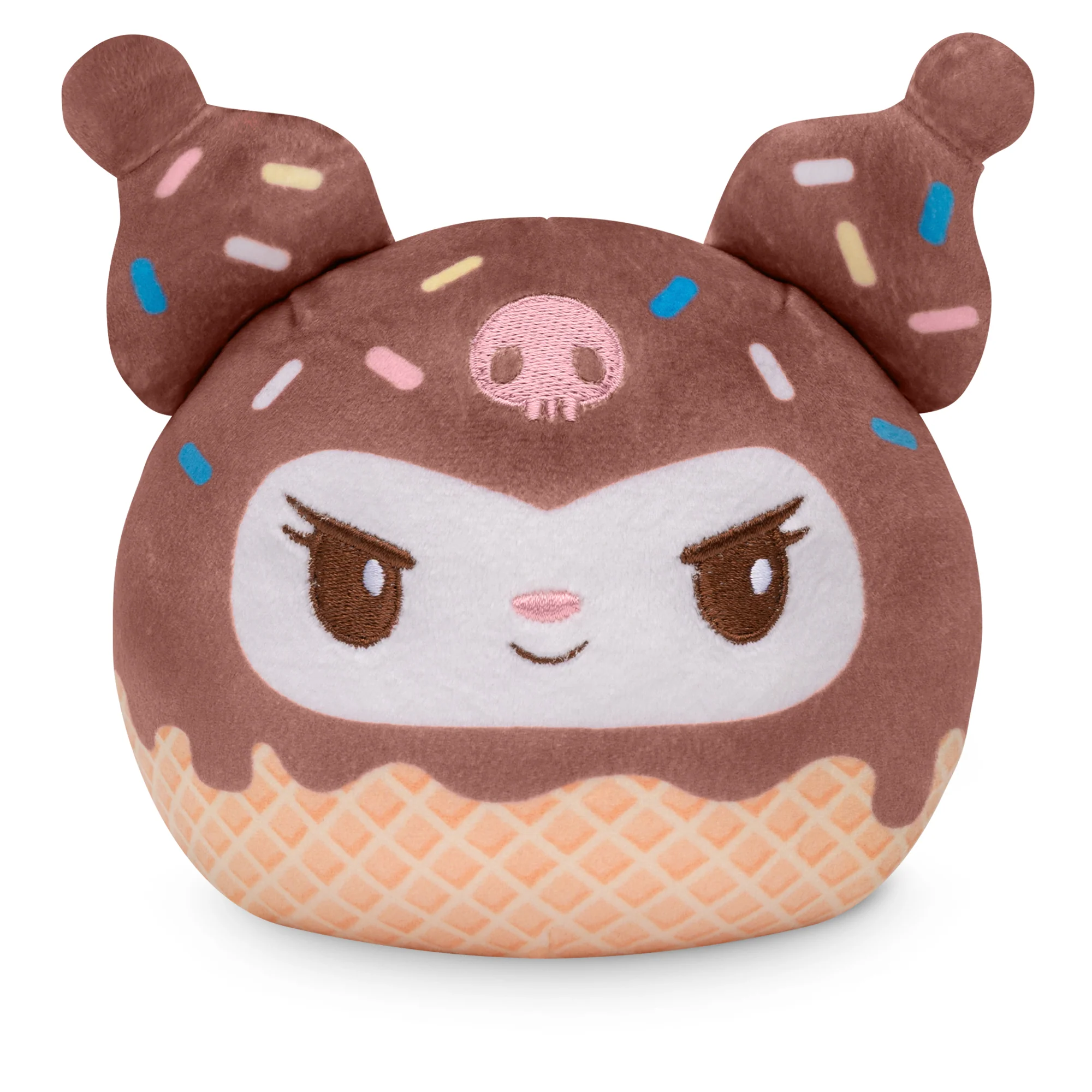 Kuromi Ice Cream Cone 4” Reversible Plushie - Image 4