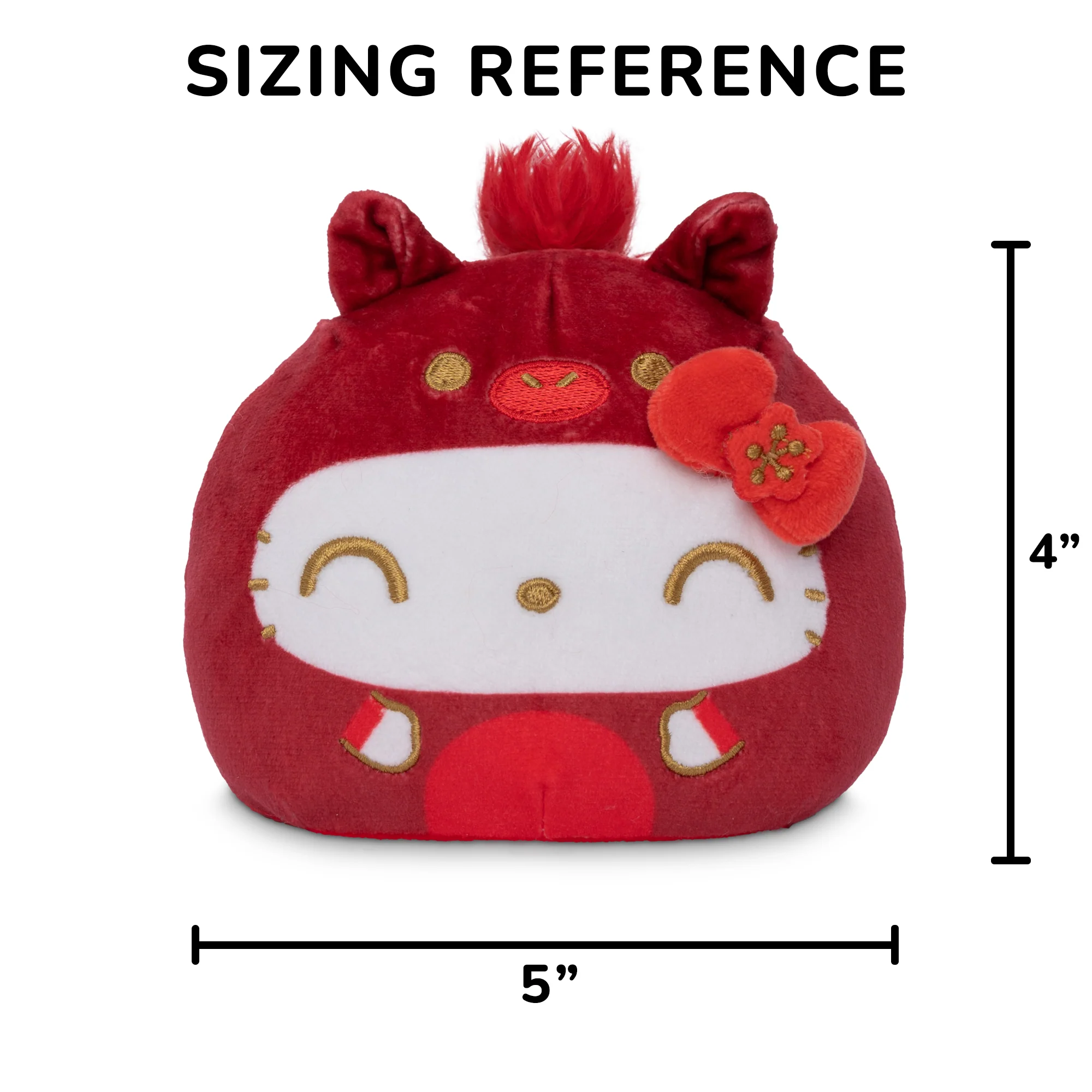 Lunar New Year Horse Hello Kitty 4" Reversible - Image 3