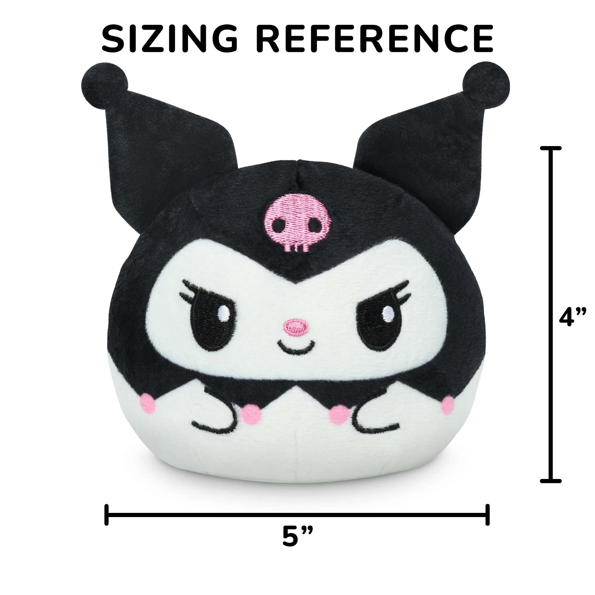 My Melody & Kuromi 4" Reversible Plushie - Image 5