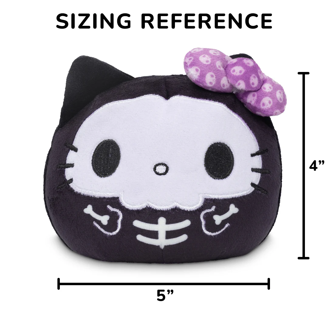 Halloween Skull Hello Kitty 4" Reversible Plushie - Image 5