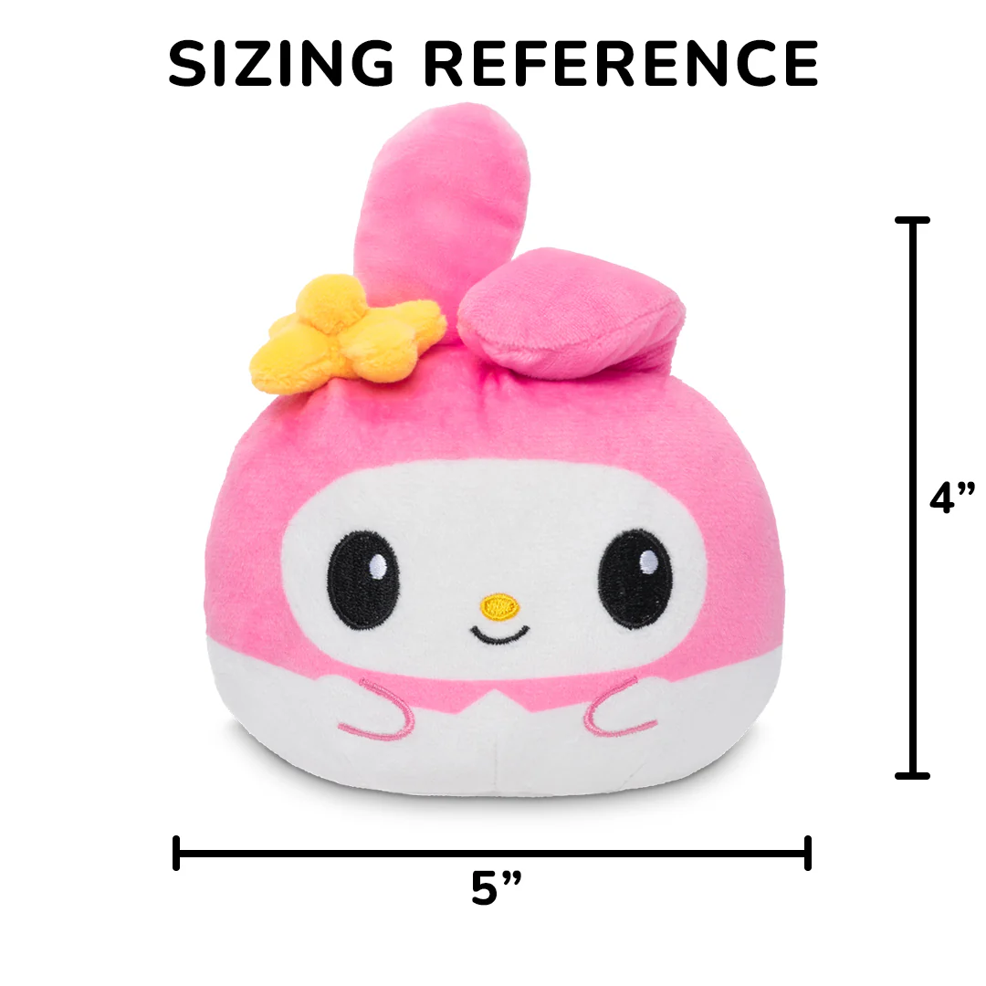 Halloween Angel & Devil My Melody & Kuromi 4" Reversible Plushie - Image 5