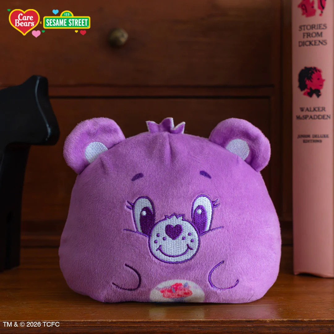 Share Bear & Cookie Monster 4" Reversible Plushie - Image 5