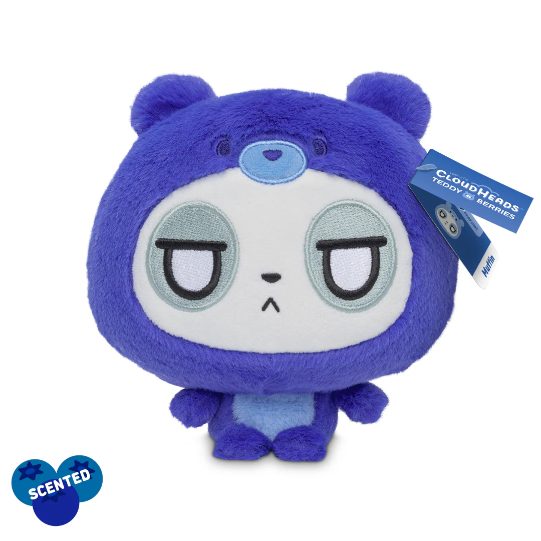 Cloudheads: 5" Blueberry Cake-Scented Panda (Muffin) - Image 6