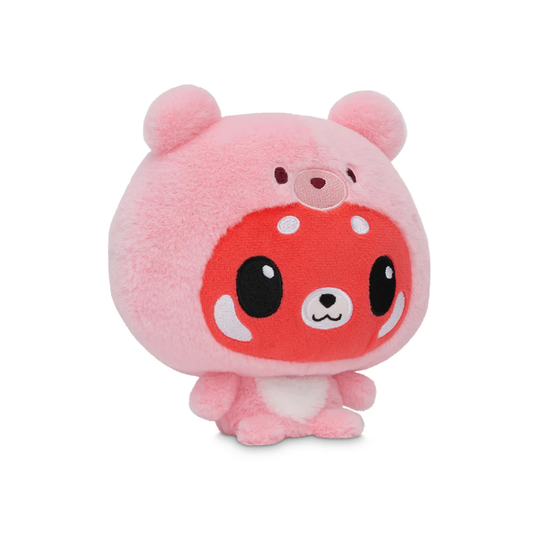 Cloudheads: 5" Strawberry Cake-Scented Red Panda (Cupcake) - Image 4