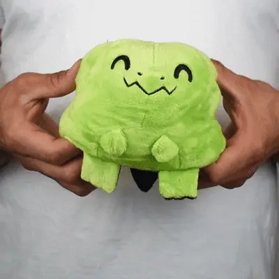 TeeTurtle Reversible T-Rex Plushie (Skeleton) - Image 2